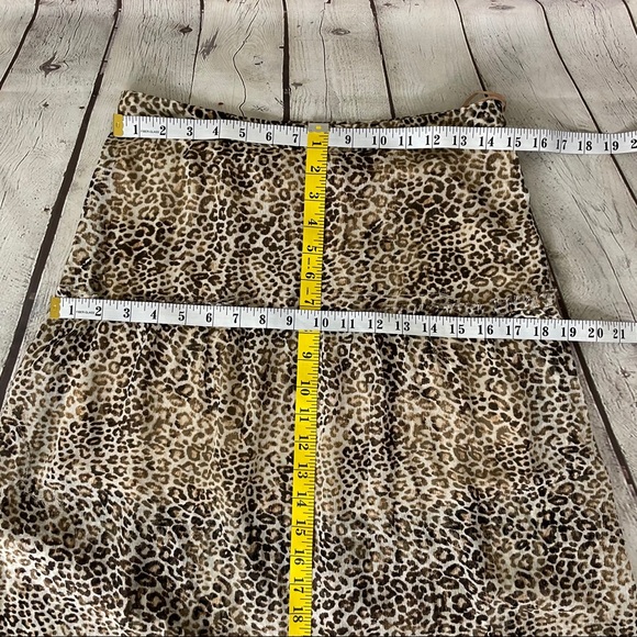UO Ecote Leopard Animal Print Maxi Skirt Size 10 - Picture 8 of 15